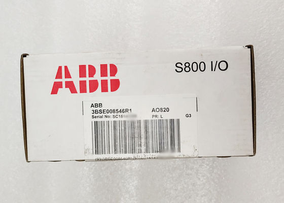 Módulos de saída análoga 4CH do módulo 3BSE008546R1 do PLC AI do I/O de AO820 S800