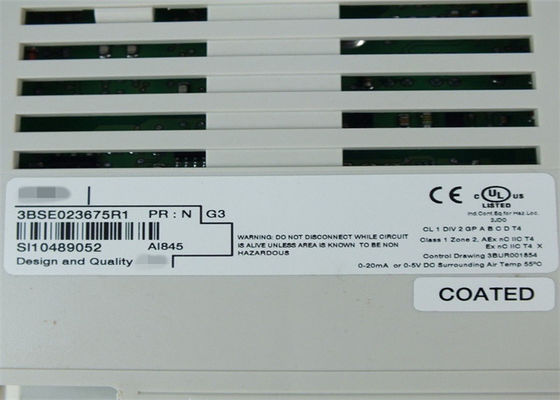 ABB que novo eu analógico do módulo 3BSE023675R1 AI845 de O entrei. 1x8ch redundante ou único. CERVO