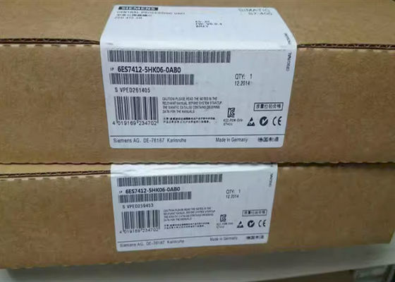 Processador central redundante 412-5H do módulo de fonte de alimentação SIMATIC de Siemens 6ES7412-5HK06-0AB0 S7-400H