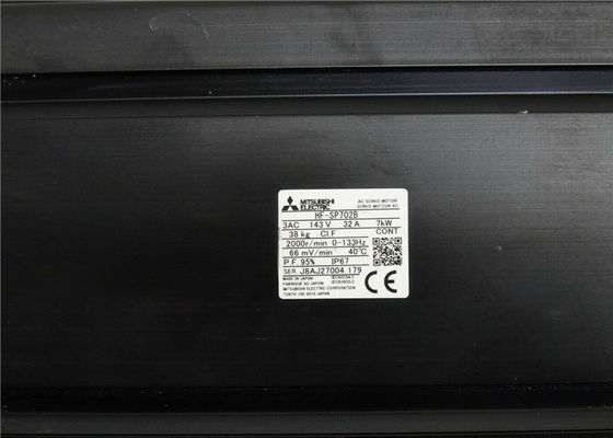 Servo motor 7.0KW HF-SP702B da C.A. de J3 Mitsubishi com freio 2000rpm industrial