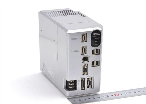 Controlador programável EM FORMA DE CAIXA da lógica do PLC de Omron FZ-350 CTRL NPN 2 CAM
