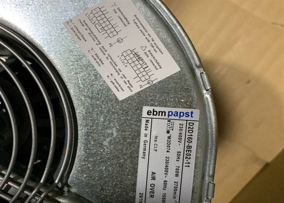 D2D160-BE02-11 fã centrífugo industrial Ebmpapst 230 400V 2700RPM 700W
