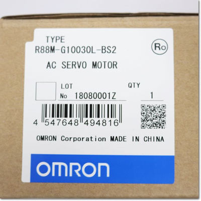 Servo motor 3000 RPM 100W 100VAC absoluto do motor de C.A. de OMRON R88M-G10030S-BS2