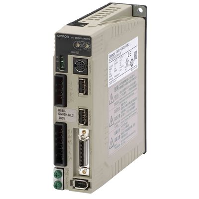 O servo da série de OMRON R88D-GN01H-ML2 conduz 1~ 200 VAC MECHATROLINK II integrou 100 W