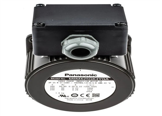 A 3-FASE do MOTOR de Panasonic M8MX25GK4YGA SELOU o TIPO EIXO do CONECTOR do PINHÃO