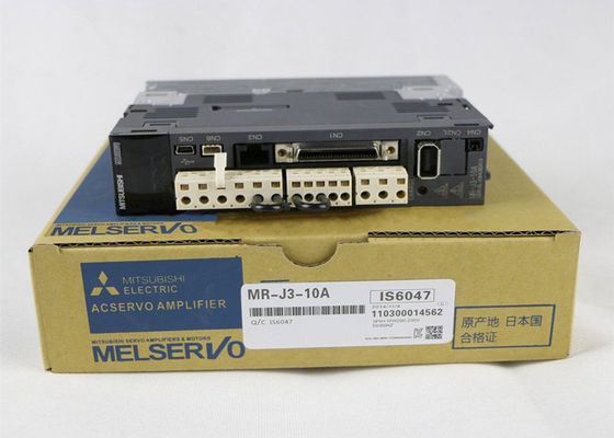 Movimentação servo MR-J3-10A da C.A. da série 100W de MITSUBISHI Melservo J3 com motor industrial HF-KP13B