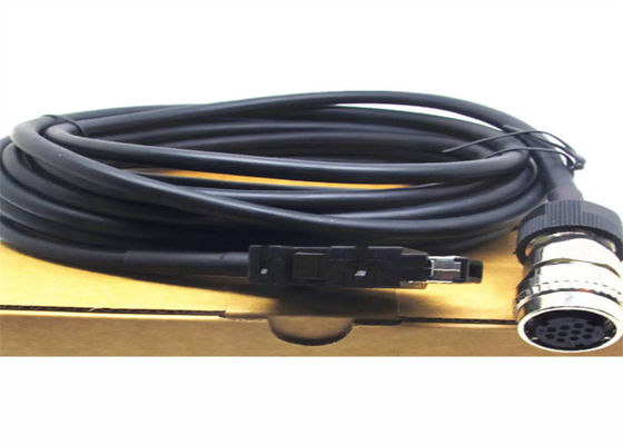 CABO DO CODIFICADOR DE MITSUBISHI MR-J3ENSCBL30M-L UM COMPRIMENTO DE 30 MEDIDORES PARA O CABO FLEXÍVEL PADRÃO DO SERVO MOTOR IP67