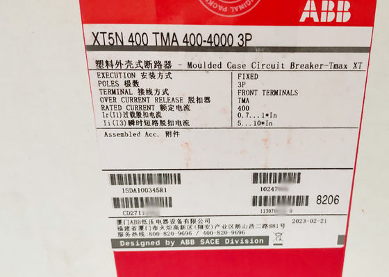XT5N 400 TMA 400-4000 3p F F 1SDA100345R1 moldou os interruptores TMAX XT do caso