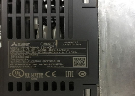 TENSÃO AC PERMISSÍVEL 50HZ/60HZ da 3-FASE 380~480V do INVERSOR da C.A. de MITSUBISHI FR-E740-0.75K-CHT