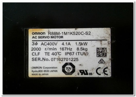 INÉRCIA MÉDIA DO SERVO MOTOR 1S-SERIES DE MITSUBISHI R88M-1M1K520C-S2 1,5 QUILOWATTS 2000 R/MIN