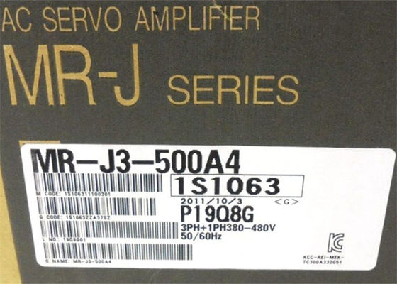 Motorista servo da série do amplificador MR-J3-500A4 MR-J3 da C.A. de MITSUBISHI da 3-fase NOVA