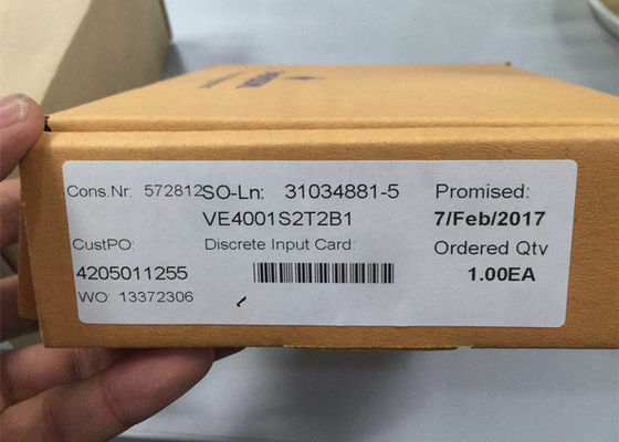 MÓDULO ENTRADO 16POINT 4-20MA ANÁLOGO de EMERSON DELTAV VE4001S2T2B1 NOVO no estoque