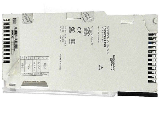 A ALIMENTAÇÃO DA AUTOMATIZAÇÃO MODICON DE 140CPS21400 SCHNEIDER FONTE 8AMP 24VDC, PICOVOLT: 03, RL: 19