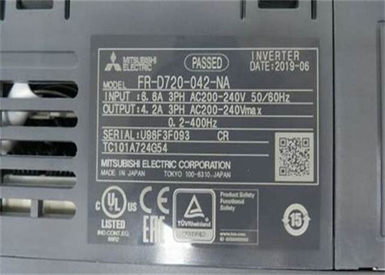 INVERSOR DA MOVIMENTAÇÃO DE MITSUBISHI FR-D720-042-NA 1 C.A. 50/60HZ DA FASE 200-240 V
