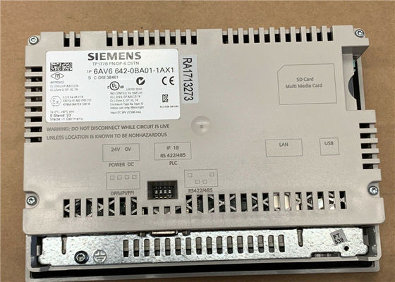 6AV6642-0BA01-1AX1 Siemens SIMATIC TP177B 6&quot; projeção a cores de PN/DP STN 256