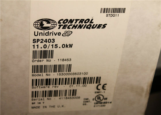 Movimentação universal SP2403 11.0/15.0kW Unidrive 20HP 380-480AC 29A da C.A. das técnicas de controle de Nidec