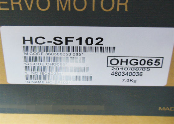 1KW NOVO 3 servo motor da C.A. do controle industrial de Mitsubishi HC-SF102 do motor da fase
