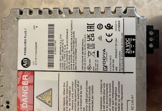 COR PANELVIEW da POLEGADA WXGA da RELAÇÃO de OPERADOR 12 de 2711P-T12W22D9P Allen Bradley MAIS o DESEMPENHO 7