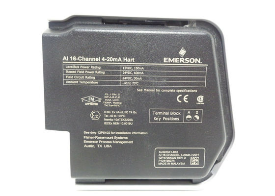 O analógico de Emerson DeltaV entrou o CERVO SE4003S2B6 do canal KJ3223X1-BK1 12P4706X022 do cartão 16