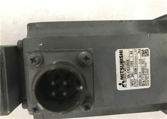 Servo motor industrial HA-FH33RCK 129V 1.9A da C.A. de Mitsubishi HAFH33RCK 300W