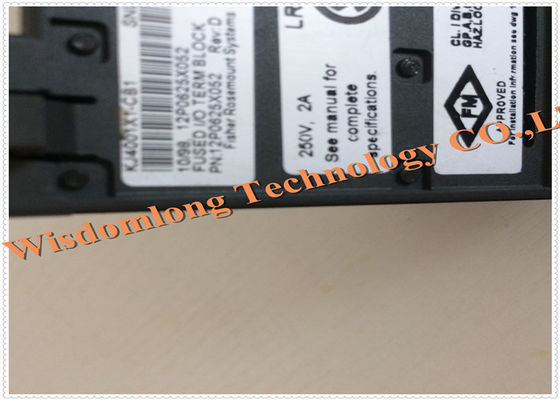 Bloco de terminais redundante do I/O do módulo KJ4001X1-CB1 12P0625X052 da fonte de alimentação de DeltaV