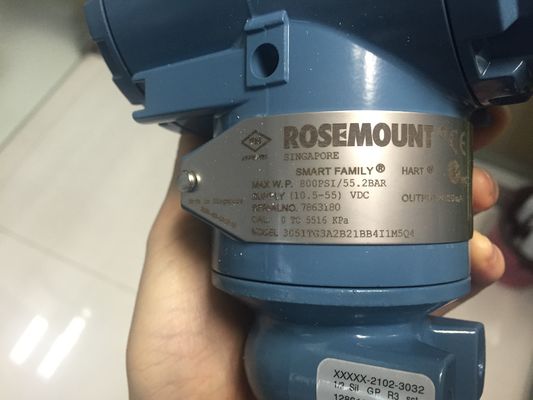 Transmissor de pressão 3051TG3A2B21BB4I1M5Q4 de Rosemount 3051 0-5516KPA
