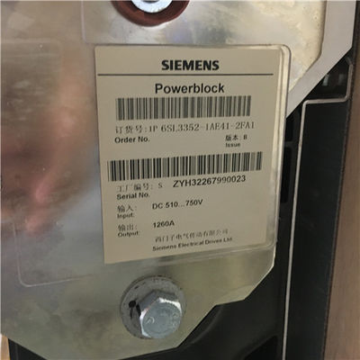 BLOCO de PODER da SUBSTITUIÇÃO de Siemens 6SL3352-1AE41-4FA1 SINAMICS PARA BLOCOS de PODER de C.C. DI CS MC GMC