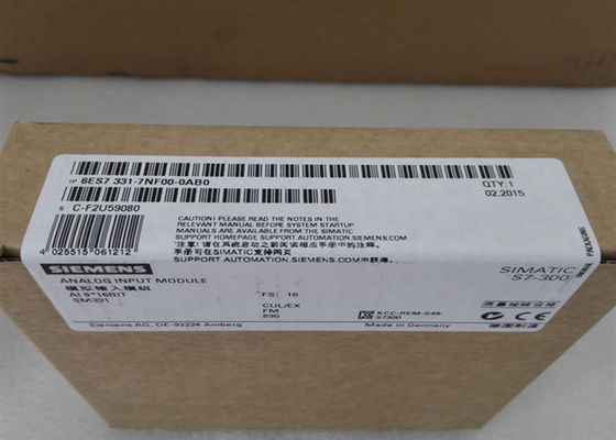 6ES7331 módulo de fonte de alimentação redundante Simatic do ‐ 0AB0 Siemens do ‐ 7NF00 S7-300