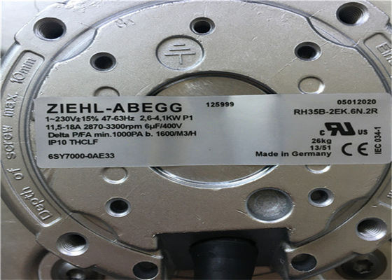 Ventilador de fã radial Siemens de 6SY7000-0AB30 Ziehl-abegg 4100W 230VAC SINAMICS