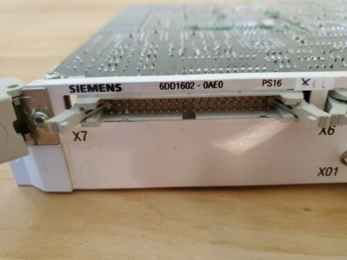 PLC Simatic PS16 do módulo de processador de 6DD1602-0AE0 Siemens Simadyn D 12 MESES de GARANTIA