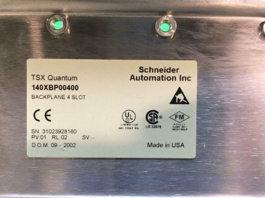Parafuso do quantum de Modicon da placa traseira do entalhe de 140XBP00400 Schneider 4 para os módulos do I/O
