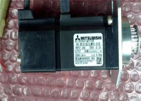 Servo motor industrial NOVO HC-KFS13E1LW01-S18 3AC 105V 0.7A de Mitsubishi 100W
