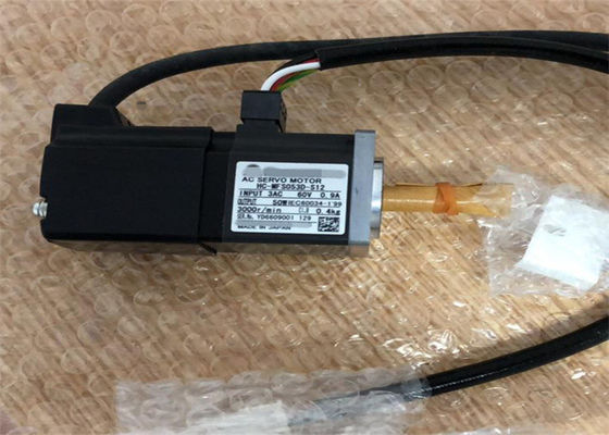 Original novo industrial do servo motor da C.A. de Mitsubishi 50W 0.9A 51V HC-MFS053D-S12