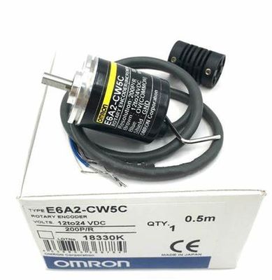 Definição de Omron E6A2-C de um diâmetro externo de até 500 ppr de 25 milímetros 5VDC −5% a 12V +10%
