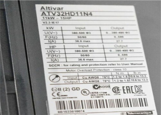 ATV32HD11N4   Quilowatt 400 V da movimentação de velocidade variável ATV32 de Schneider 11   fase 3