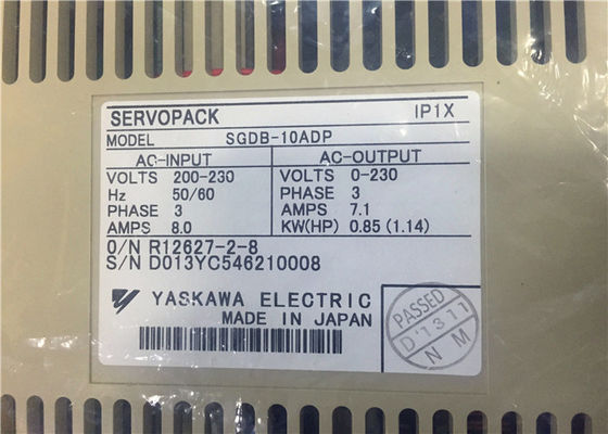 O servo industrial de YASKAWA SGDB-10ADP 50/60HZ SERVOPACK conduz 850W