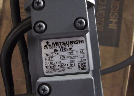 ORIGINAL NOVO industrial do servo motor HA-FF053B 3000r/Min da C.A. de Mitsubishi 50W