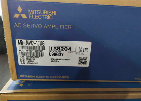 O servo industrial de MR-J4W2-1010B Mitsubishi conduz o amplificador servo MELSERVO J4