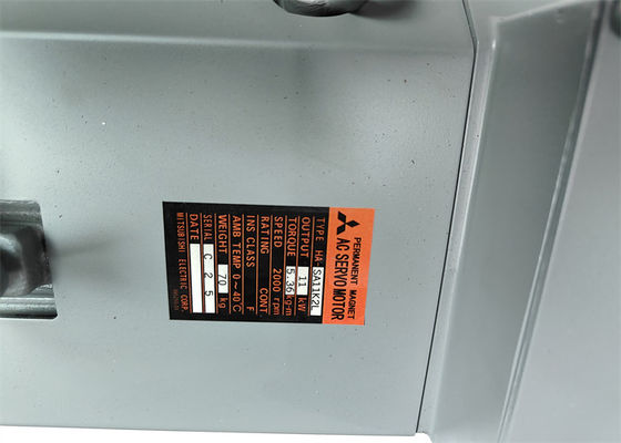Servo motor industrial 2000r/min 11kW da C.A. de HA-SA11K2L Mitsubishi