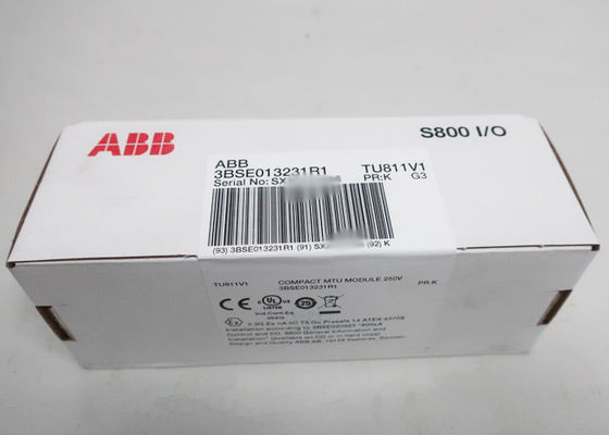 Módulo dos terminais do sinal da unidade 1x8 da terminação do módulo do estojo compacto de 3BSE013231R1 TU811V1