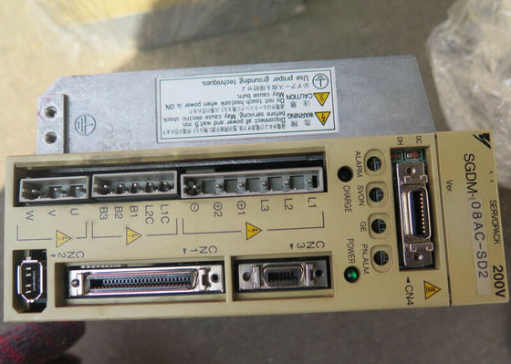 SGDM-08AC-SD2M   BLOCO SERVO servo elétrico 800Watt da saída 5.7AMPS de Yaskawa da movimentação de Yaskawa