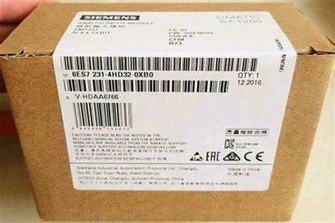O ANALÓGICO DO MÓDULO DE LÓGICA SIMATIC DE SIEMENS 6ES7231-4HD32-0XB0 S7-1200 ENTROU A MANUTENÇÃO PROGRAMADA 1231