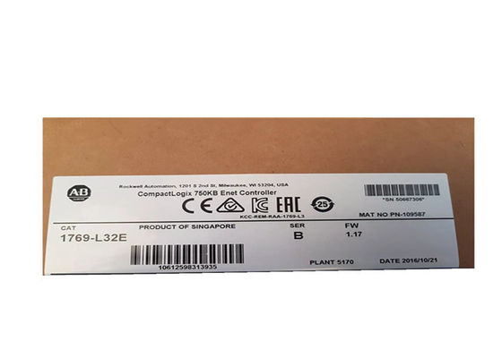 Controlador Module de ALLEN BRADLEY 1769-L32E CompactLogix 750KB Enet