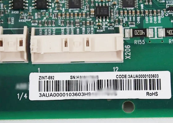 A PLACA 3AUA0000103603 DA RELAÇÃO DE ZINT-592 MC CONDUZ AS PEÇAS 3AUA0000128978