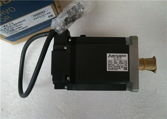 Servo motor industrial HF-KE73 da C.A. de 3 fases de Mitsubishi 750W NOVO no estoque
