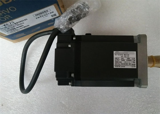 Servo motor industrial HF-KE73 da C.A. de 3 fases de Mitsubishi 750W NOVO no estoque