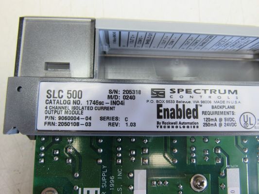 1746sc-INO4I os graus análogos do módulo de saída 0 a 60 do espectro Controls21 miliampère Célsio
