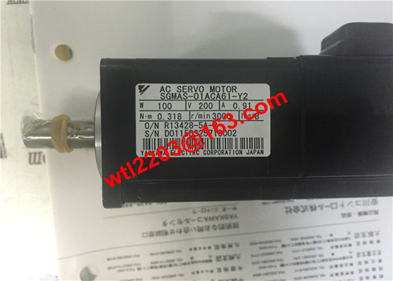 Servo motor industrial SGMAS-01ACA61-Y2 150W 200V da C.A. de Yaskawa brandnew