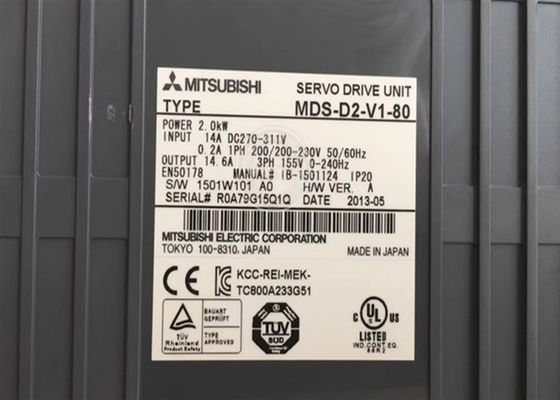 O servo MDS-D2-V1-80 industrial conduz C.A. 200-230V 50/60Hz 0.2A da série MDS-D de Mitsubishi