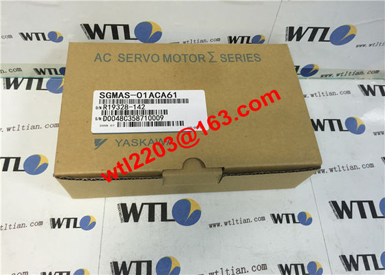Servo motor industrial SGMAS-01ACA61 100W 200V da C.A. de Yaskawa BRANDNEW